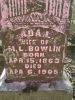 Hodges Bowlin, Ada L (1863-1905)
