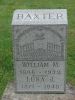 Baxter, William McKinley (1866-1933)
AND
Montgomery Baxter, Lura Jane (1871-1940)