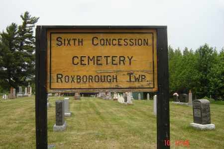 Sixth Concession Cemetery